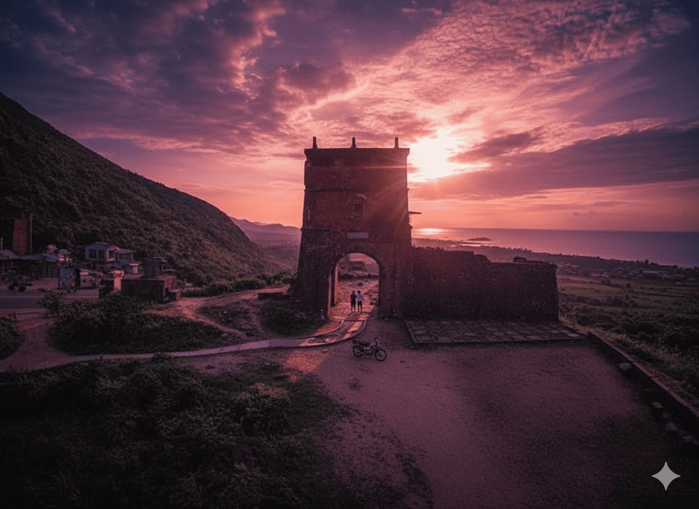 Hải V&acirc;n Quan l&agrave; di t&iacute;ch lịch sử đ&aacute;nh dấu ranh giới tự nhi&ecirc;n giữa Đại Việt (Việt Nam xưa) v&agrave; Vương quốc Chăm Pa